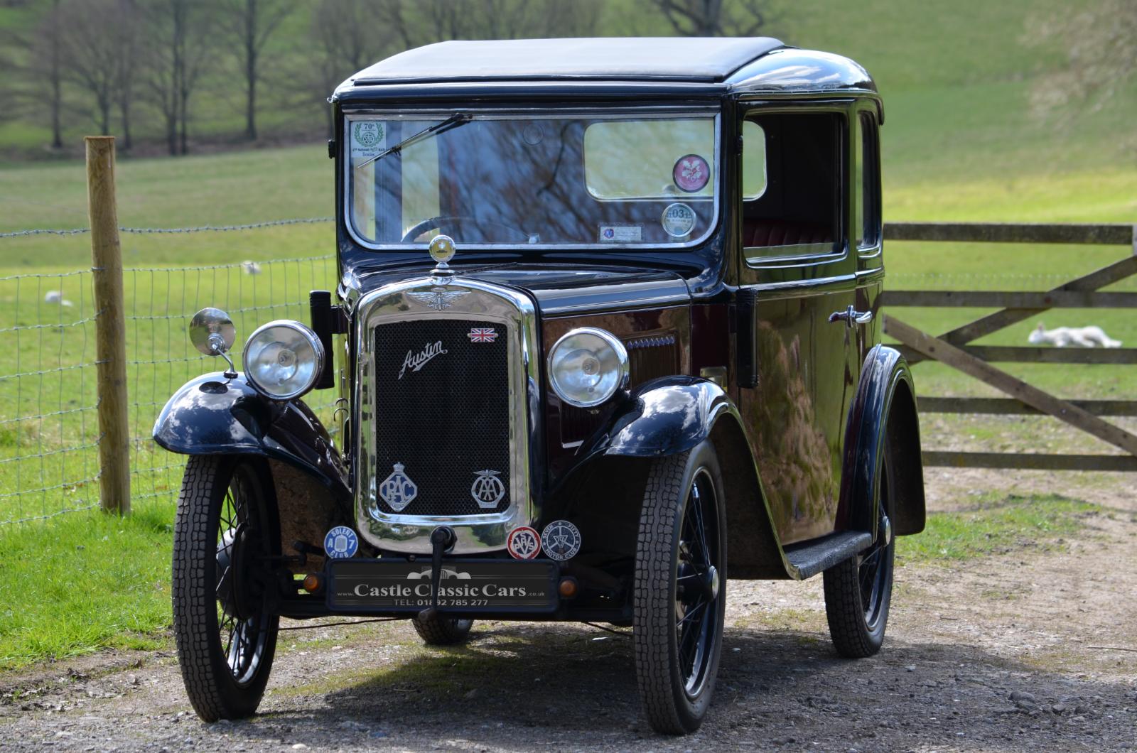 Austin Seven RP Box Saloon for sale Castle Classic Cars